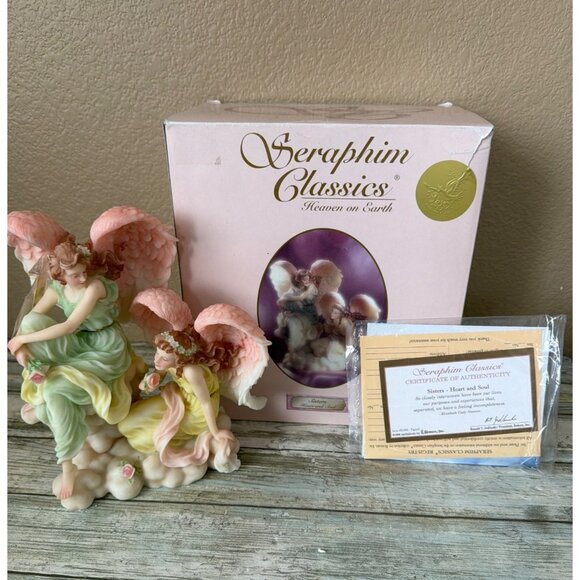 Seraphim Classics Other - Seraphim Classics 1998 Sisters Heart and Soul Angel Figurine NEW in Box w/COA